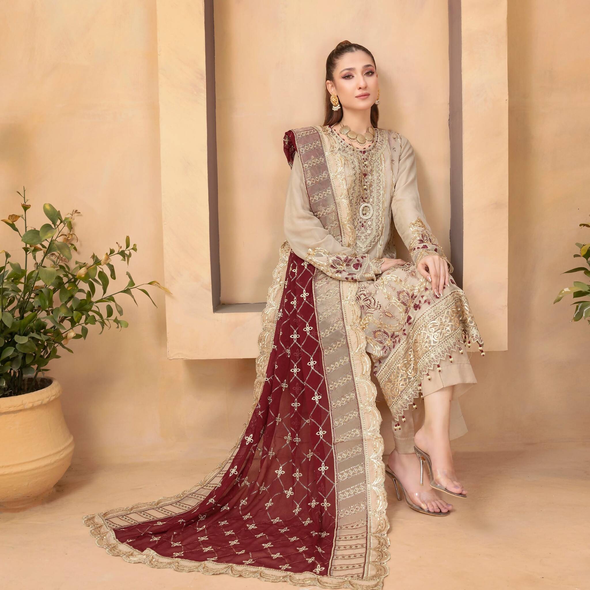 Women Unstitched Suit