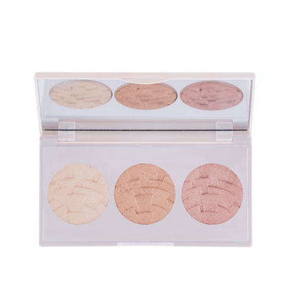 Gabrini Highlighter Palette, Triple Illumination, for easy & Precise Application