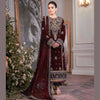 Unstitched Suit, Fully Heavy Embroidered Spangle Work with Dyed Malai Trouser