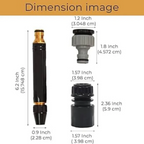 Water Gun Nozzle, Adjustable, Lightweight & Leak-proof, for Car Washing and Gardening