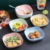 Plastic Plates With Stand Set Of 10, for Indoor & Outdoor Use
