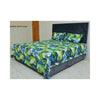 Bed Sheet, Green Petal Poly Cotton - Comfort and Style in One!