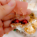 Earrings, Meena Jhumki with Pearl Drop, Traditional Elegance & Timeless Charm, for Women