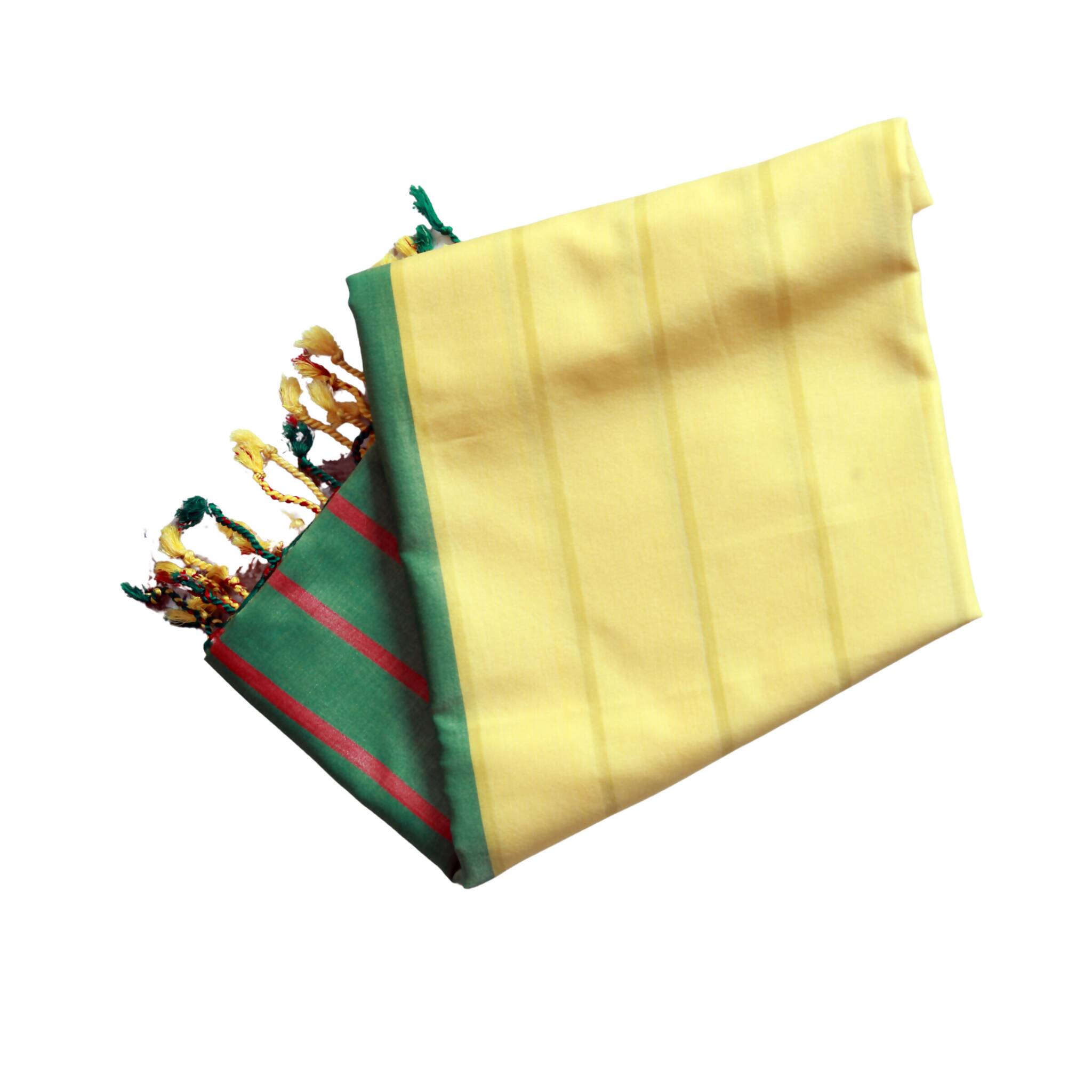 Dupatta, Handwoven Cotton, Crafted with Skilled Artistry & Ethical Excellence