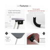 Laptop Table, Flexible Comfort & Foldable, for Bed & Adjustable Stand