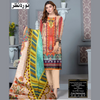 Unstitched Suit, Double Head Sequence with Matching Dupatta & Dyed Trouser, for Women