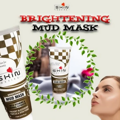 Brightening Mud Mask, Skin Desire & Glowing Skin, Unveiled