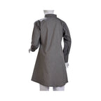 Shirt, Stunning Irish-Grey Self-Striped Cotton, for Women