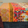 Bed Sheet, Vibrant Orange & Print Polycotton