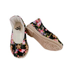 Pumps, Black Flower & Handmade, for Baby Girls'