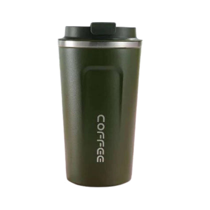 Coffee Tumbler, Reusable 380ml with Spill-Proof Lid, for Hot & Cold Drinks