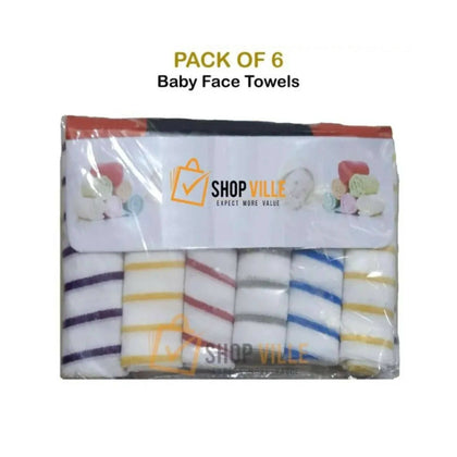 Roll Towel, Gentle Cleaning for Baby's Face & Hands - Pack of 6