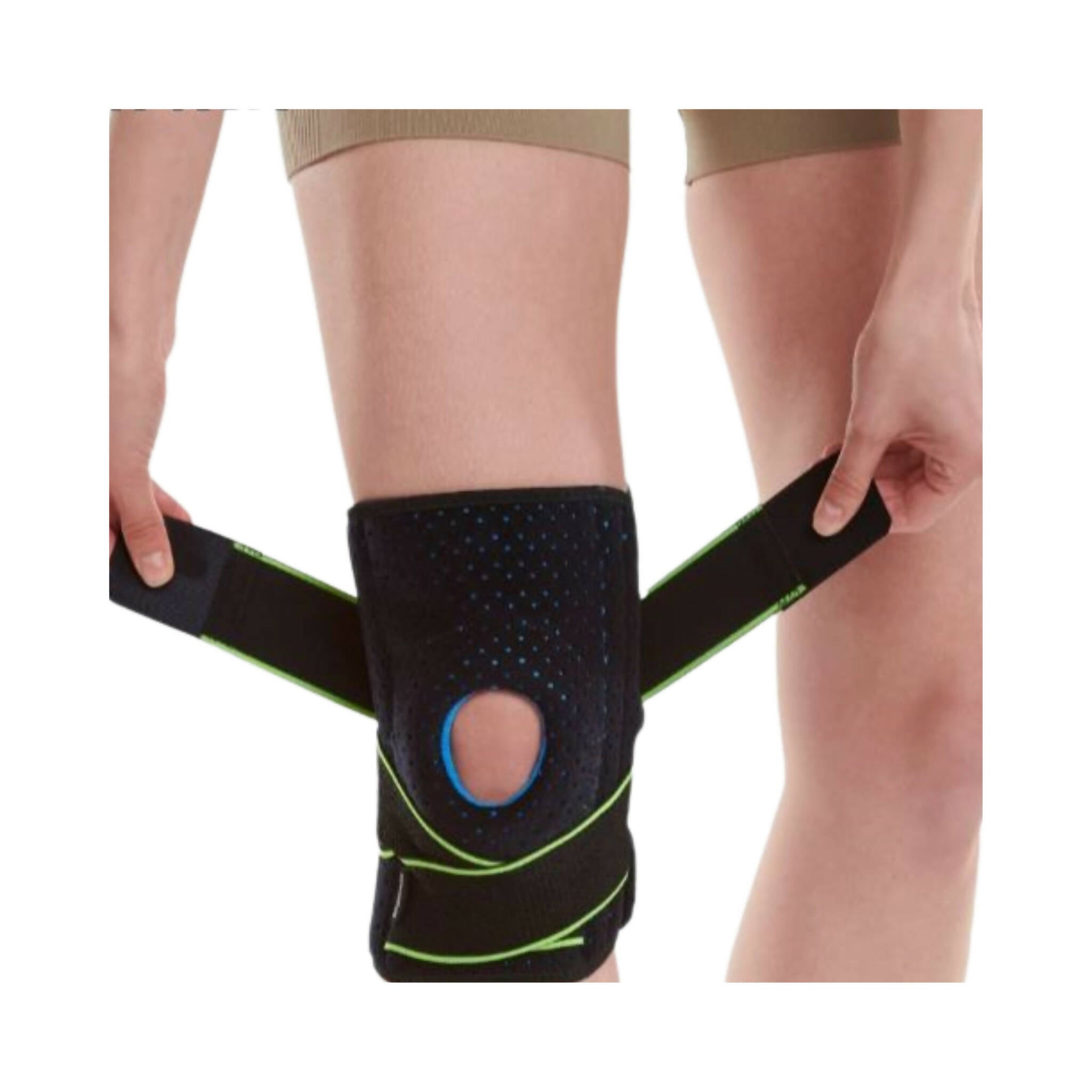 Knee Brace, Side Stabilizers & Patella Gel, for Knee Support