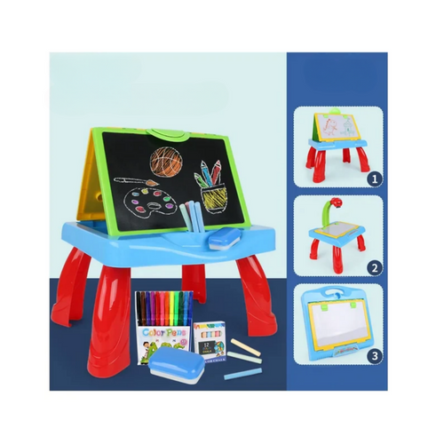 Learning Desk, Chalkboard, Projection Painting, Whiteboard, for Kids'