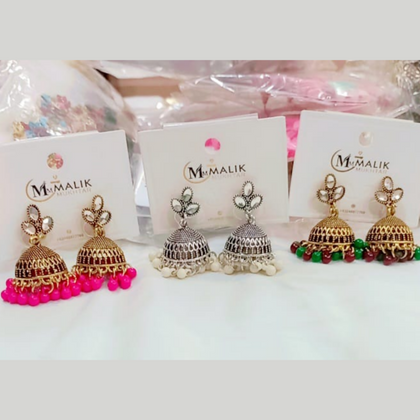 Earrings, Traditional Charm & Radiant Elegance, for Women