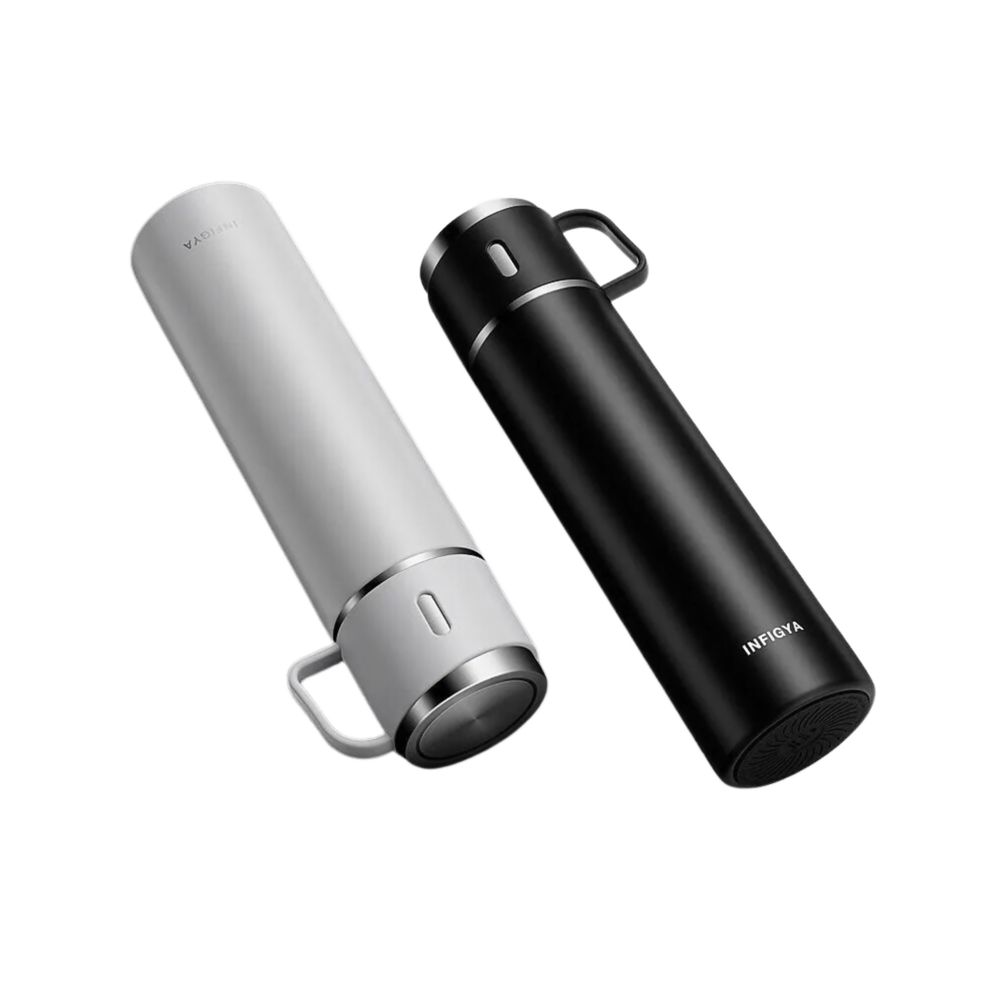 Thermal Flask, 3 In 1 Vacuum Insulated, Stylish, Durable & Portable.