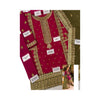 Unstitched Suit, Elegant Chiffon & Malai Ensemble with Exquisite Embroidery