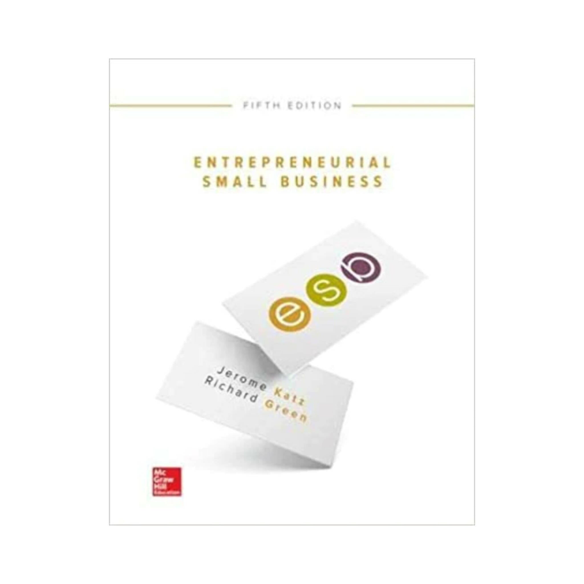 Book, Entrepreneurial Small Business ,5th Edition
