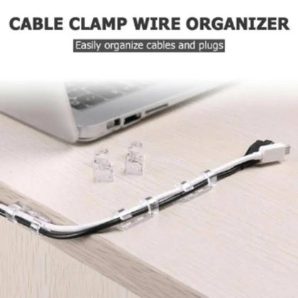 Wire Cable Clips Organizer, Tidy Cables & Organized Spaces