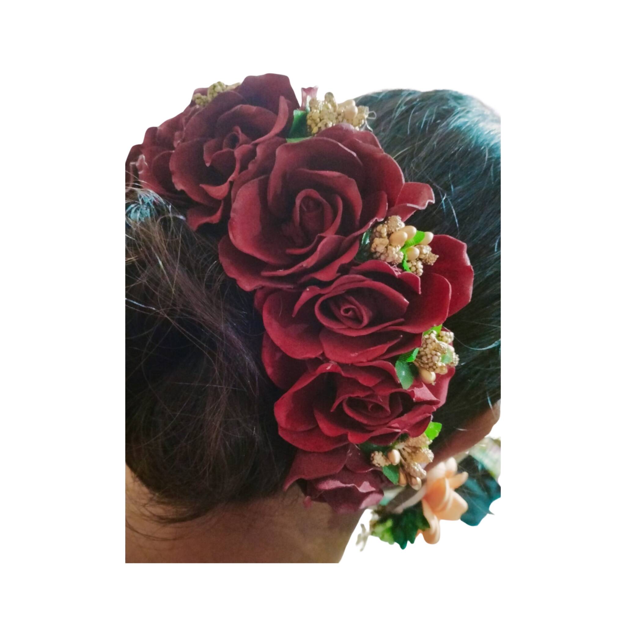 Rose Hair Jura Bunch, Focused & Adjustable Hair Accessory, for Women