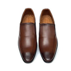 Shoes, Brown Pure Leather Classic Style & Lasting Comfort, for Men