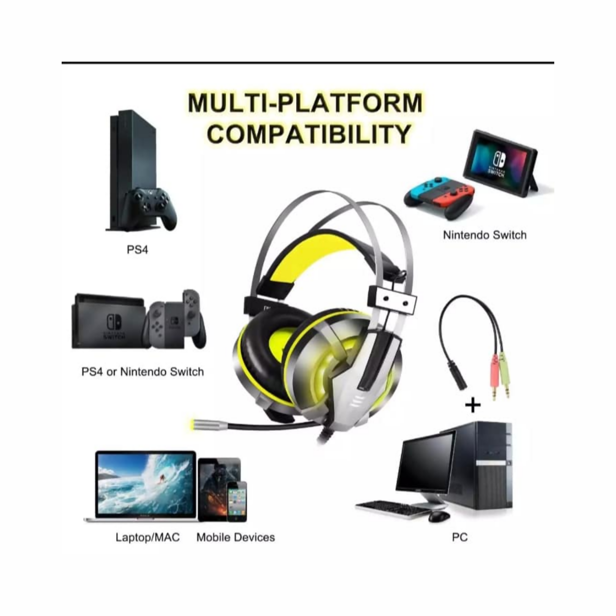 Headphones, Auditory Bliss with Noise Reduction Technology