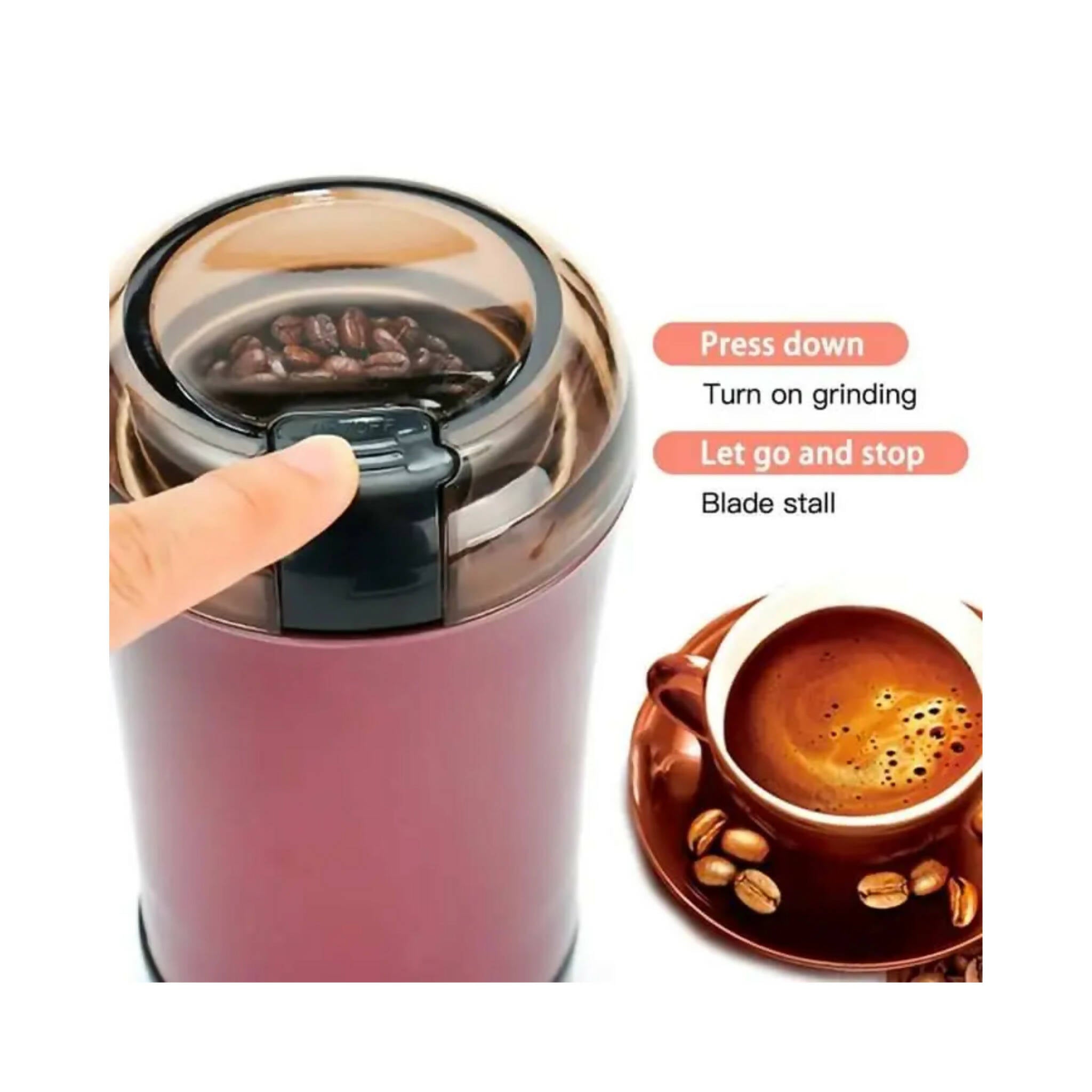 Coffee Grinder, Effortlessly Grind Your Coffee Beans