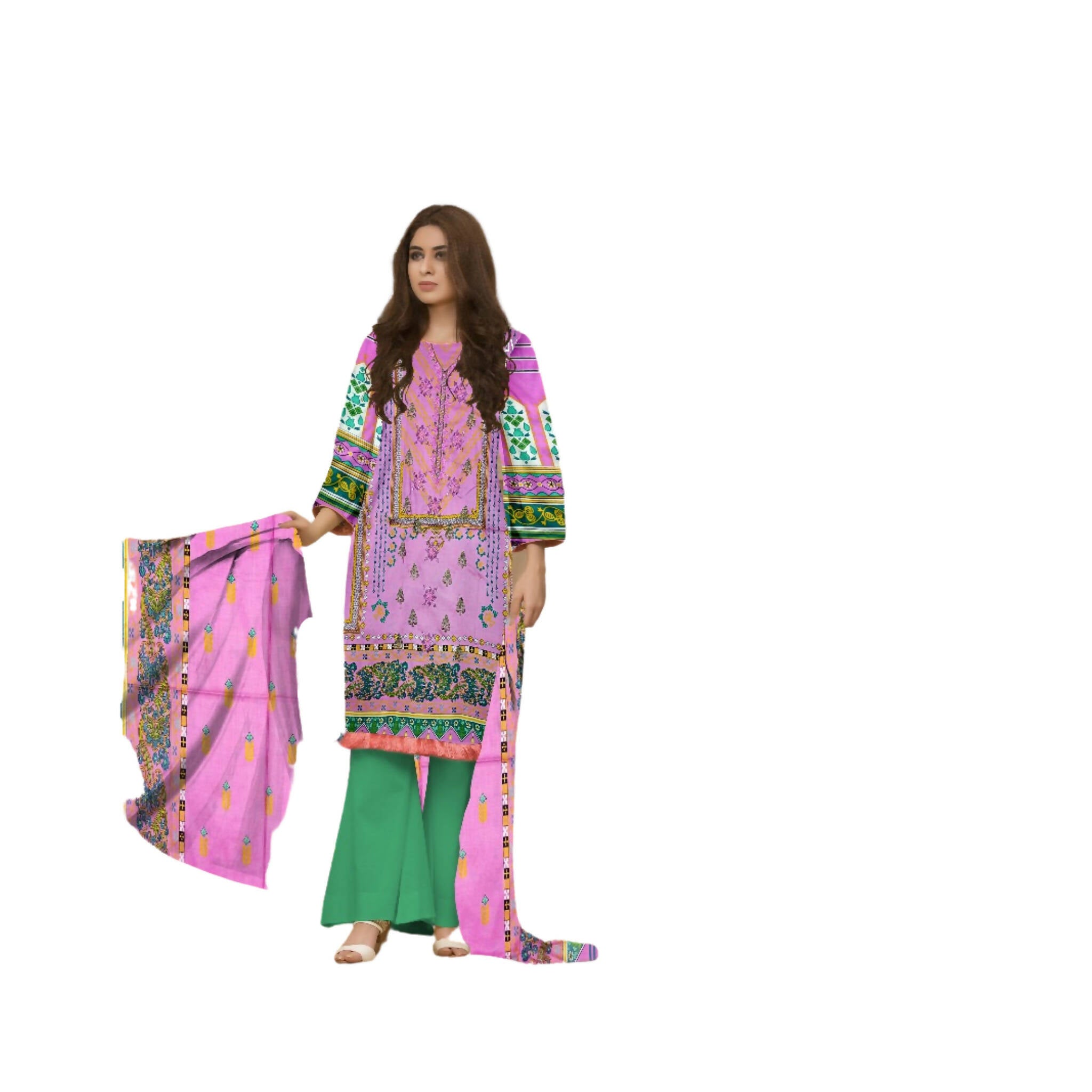 Linen Suit, Unstitched, Party Wear, for Women