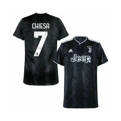 Football Shirt, Juventus Away Chiesa 7 Shirt 2022-2023 with Printing