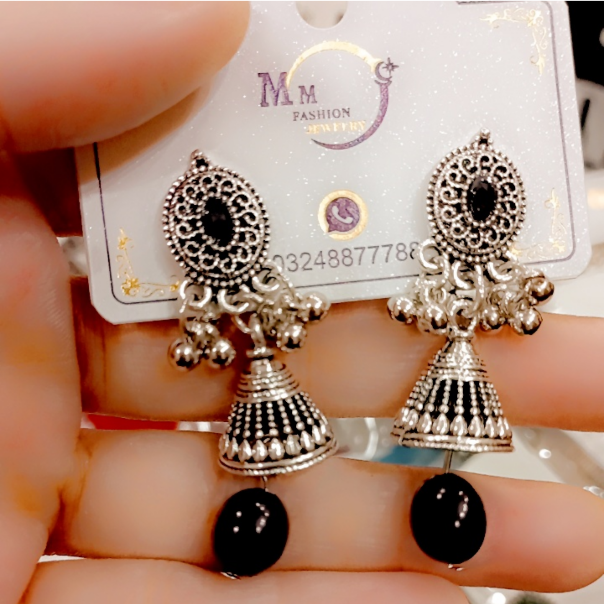 Earring, Exquisite Meena & Nagina Work, for Women