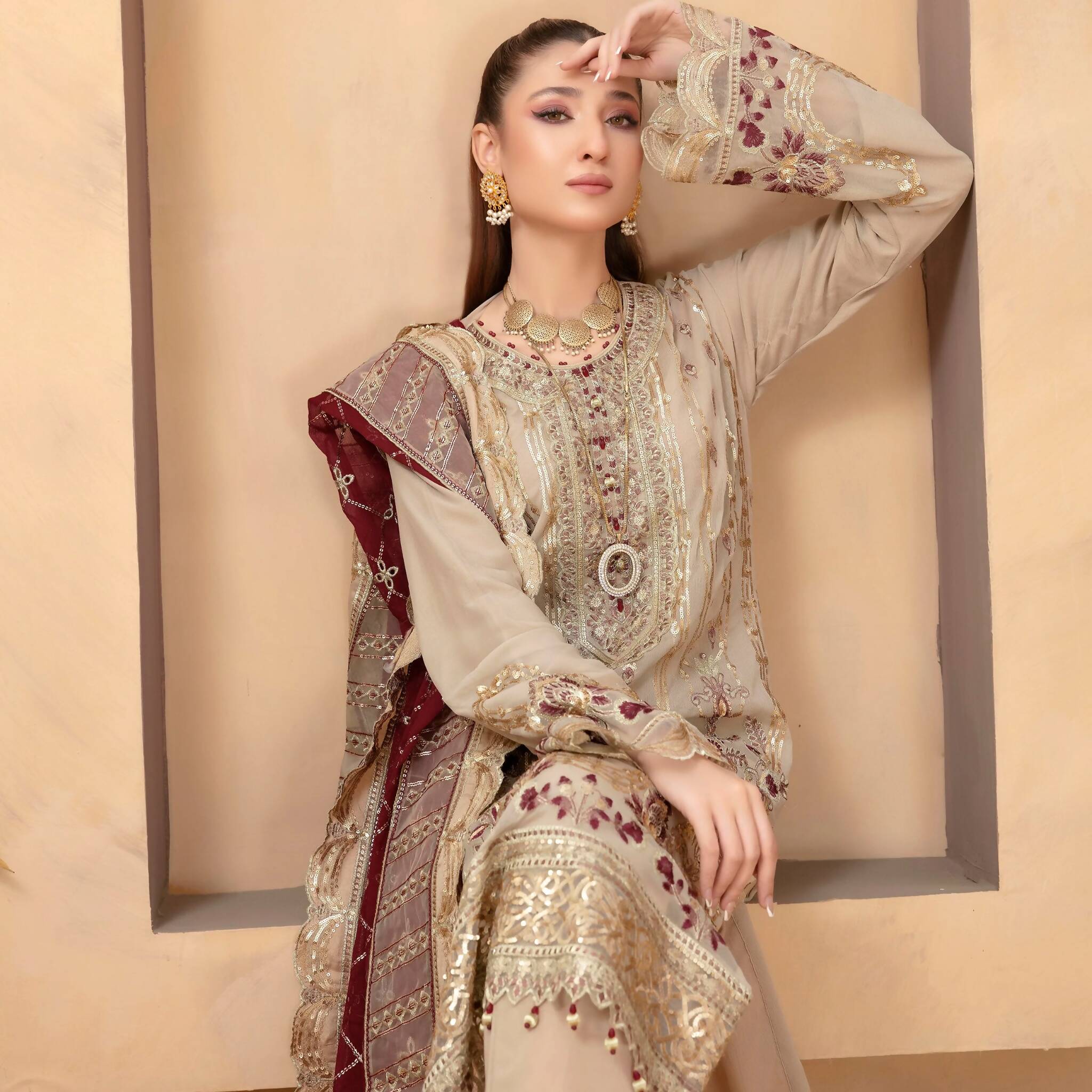 Women Unstitched Suit