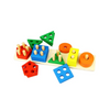 Toy, Colorful Wooden Stacker, Early Learning Shapes and Matching Game, for Kids'