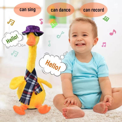 Toy, Duck Sing Dance Copy Voice. Interactive & Adorable Entertainment