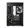 EASE EC124B Tempered Glass, Gaming Case-Black