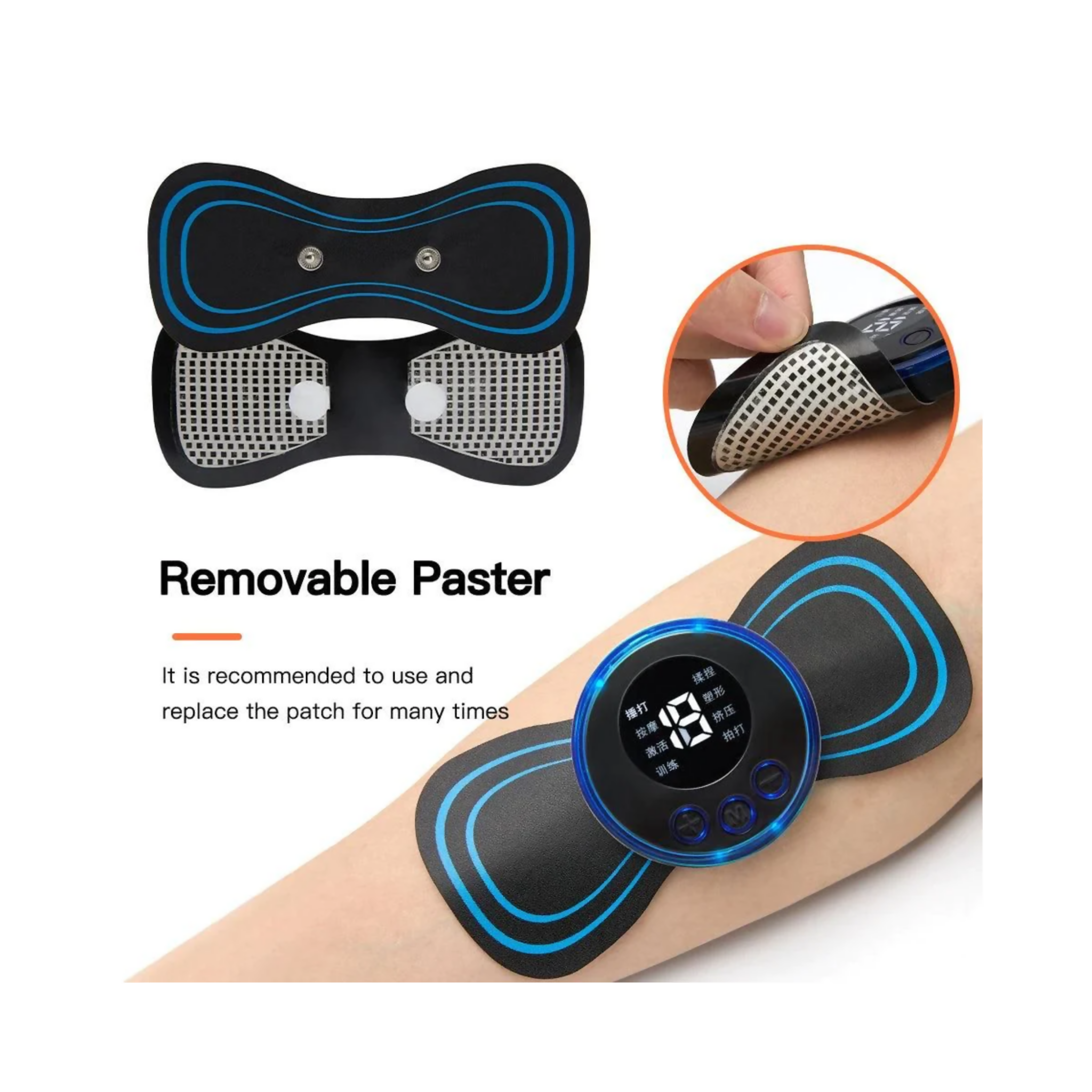 Body Massager, Portable with Multiple Modes & Intensities