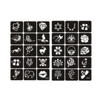 Tattoos!, Sparkling Stencils for Fun & Flawless