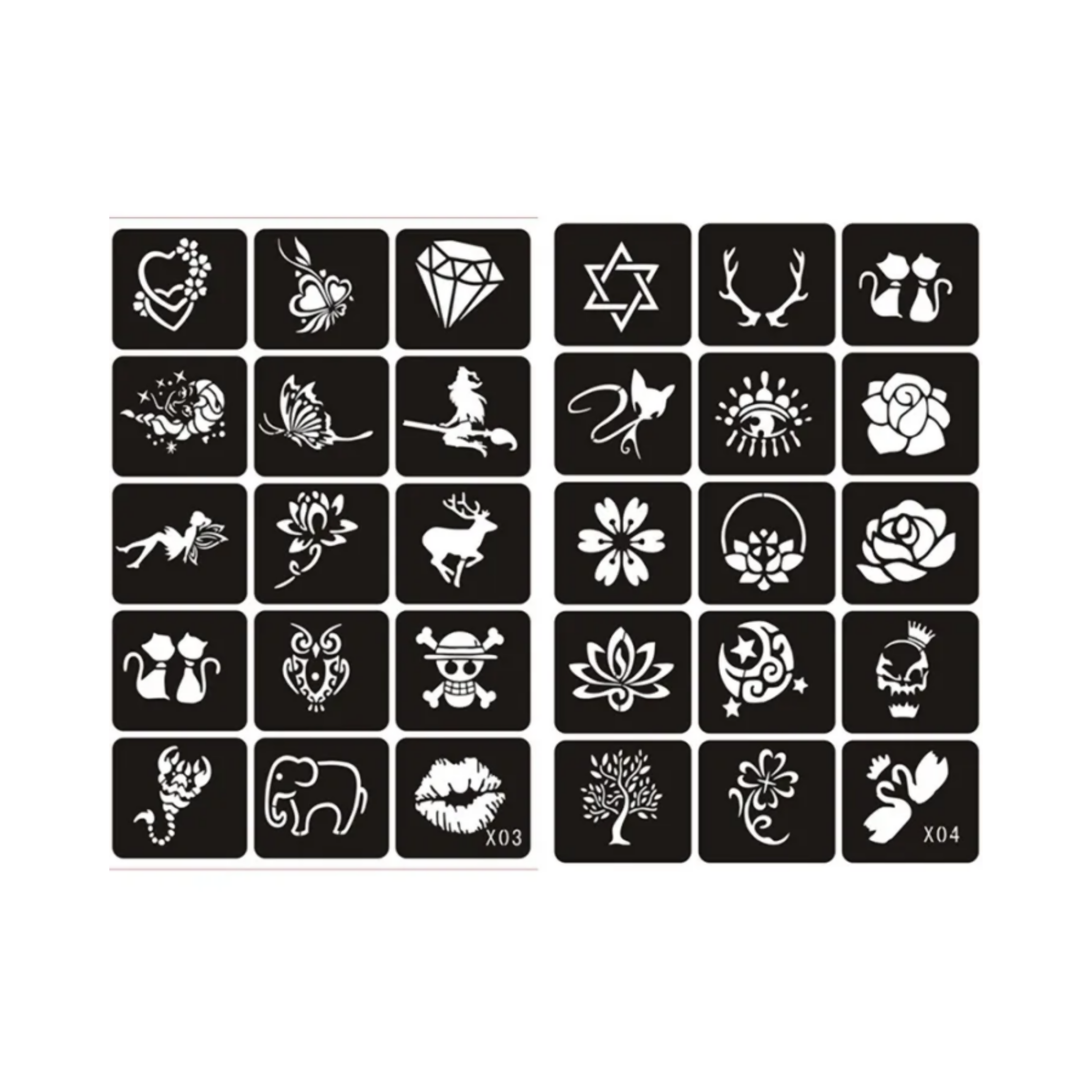 Tattoos!, Sparkling Stencils for Fun & Flawless