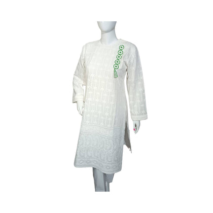 Stitched Shirt, White Chicken Kari, for Women