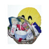 Baby Gift Basket, with Reusable Trendy Basket and Essential Items