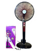 Stand Fan, 12V DC Pedestal Use with 12V Battery, Electricity or Solar Panel