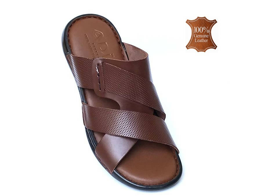 Slipper, Safety & Stability On Any Surface, Color Brown, for Men's