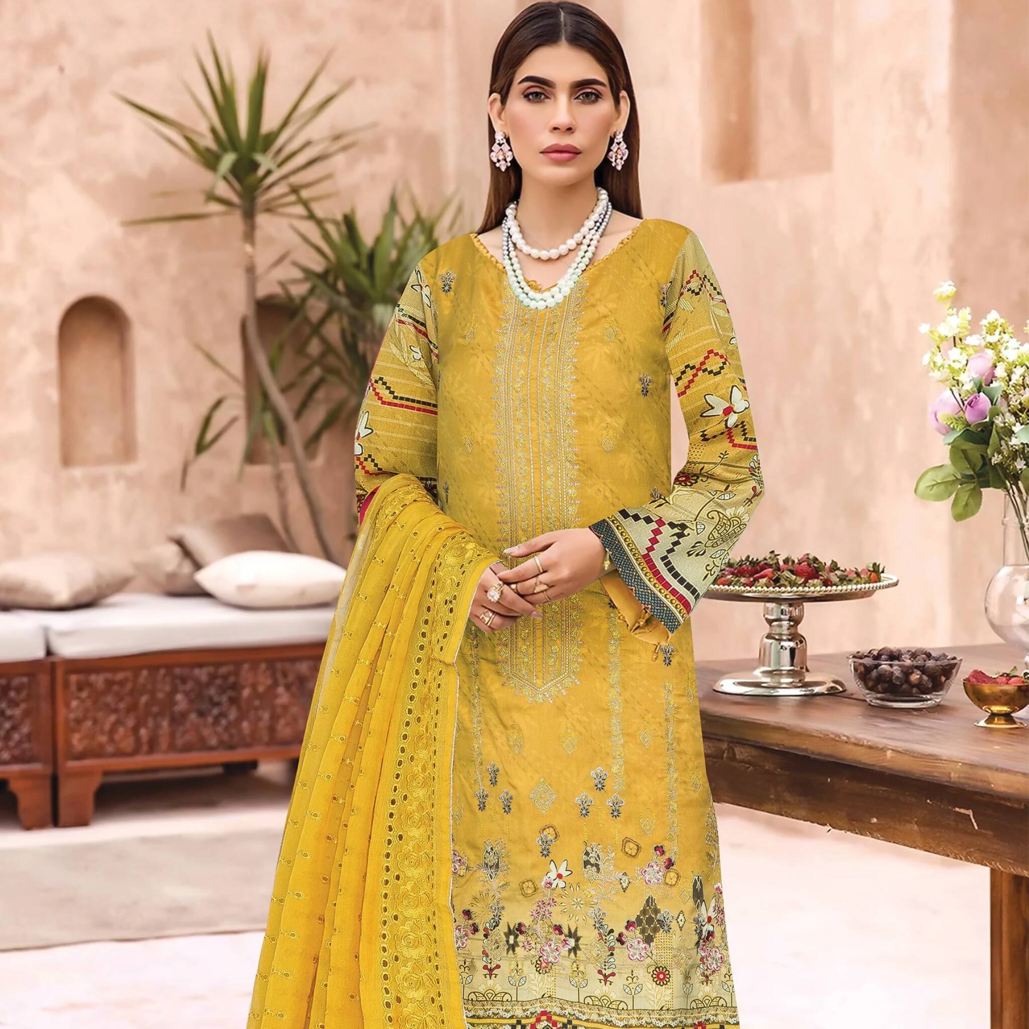 Women Unstitched Suit