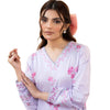 2 Piece Suit, Serene Lilac Summer Elegance in Fine Lawn & Cambric Cotton