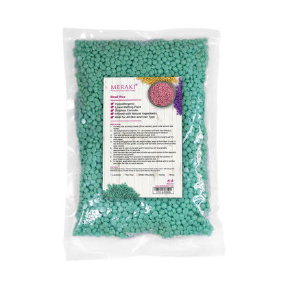 Meraki Beads Stripless, Hair Removal Wax Tea Tree - 500g