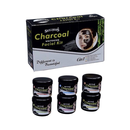 Facial Kit, Charcoal Whitening, 6 Facial Creams &100 ML Each