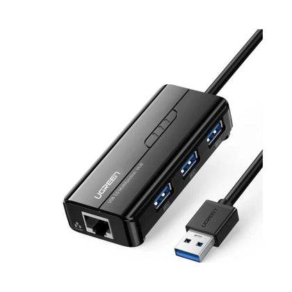 UGREEN USB 3.0 Hub with Gigabit Ethernet, Fast Data Transfer & Reliable Connectivity