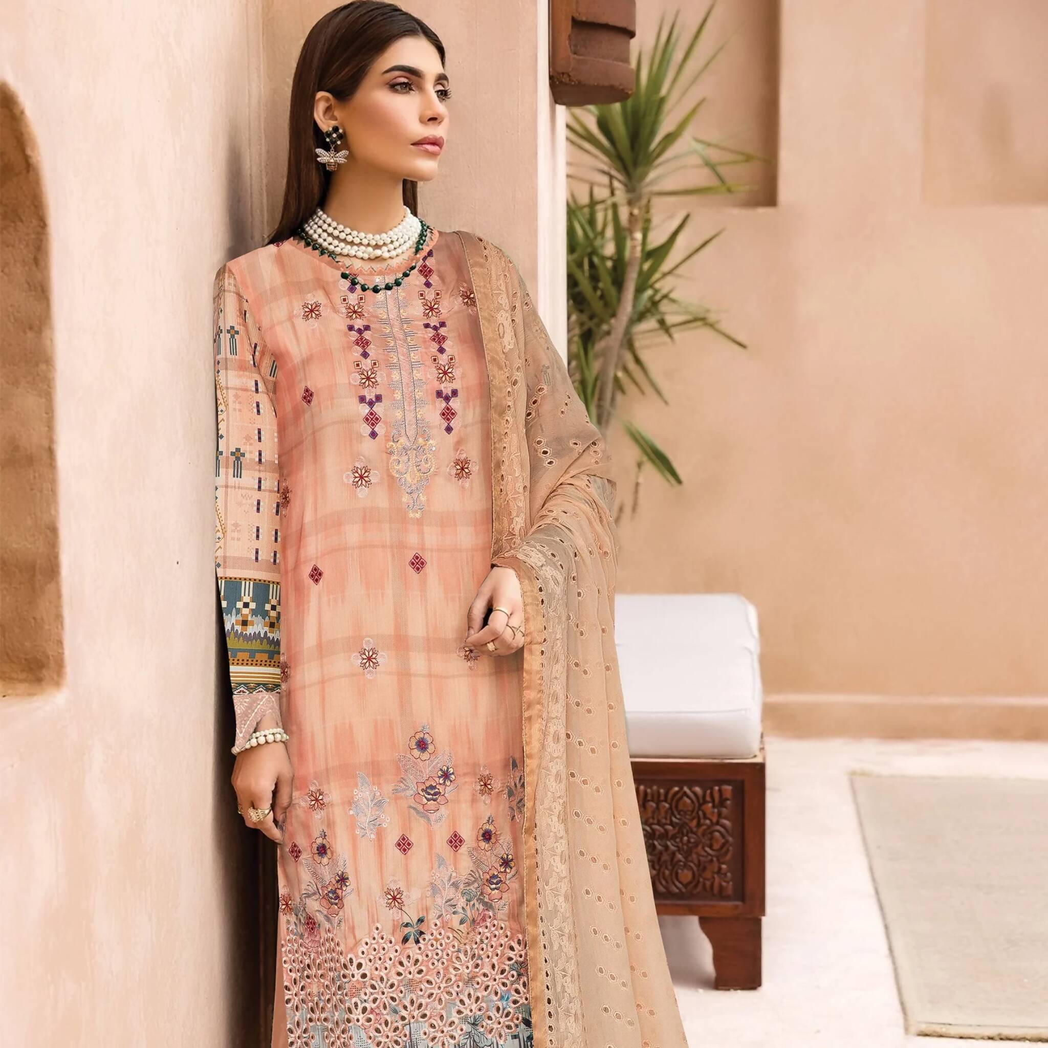 Women Unstitched Suit