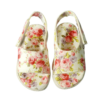 Sandals, White Flower & Stylish To Wear, for Baby Girls'