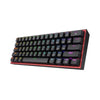 Keyboard, Redragon Fizz RGB K617 & Wired Mechanical Compact Gaming Black