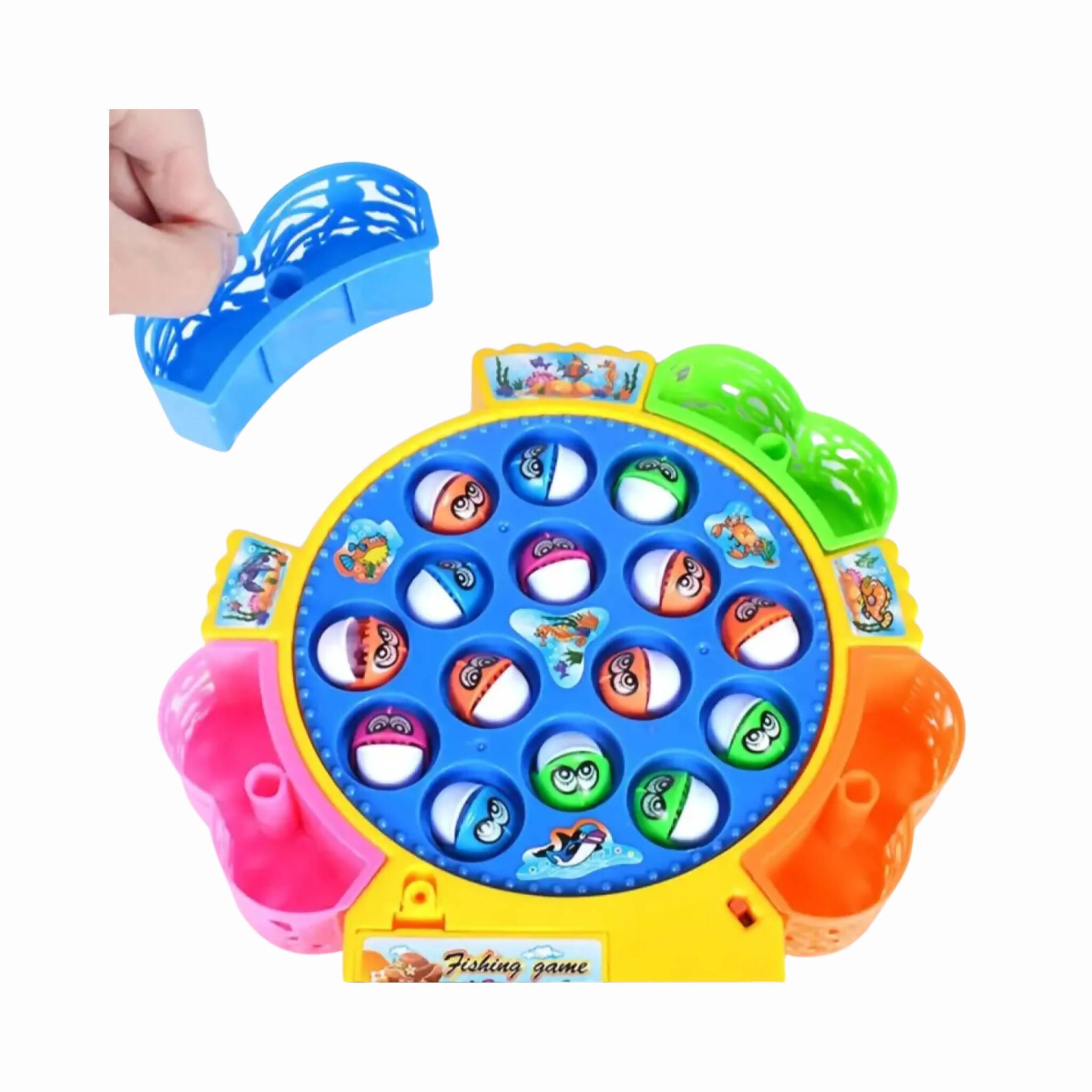 Fishing Game, Catching Fun with Rotating Platform & Music, for Kids'